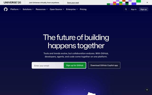 How github.com looks right now